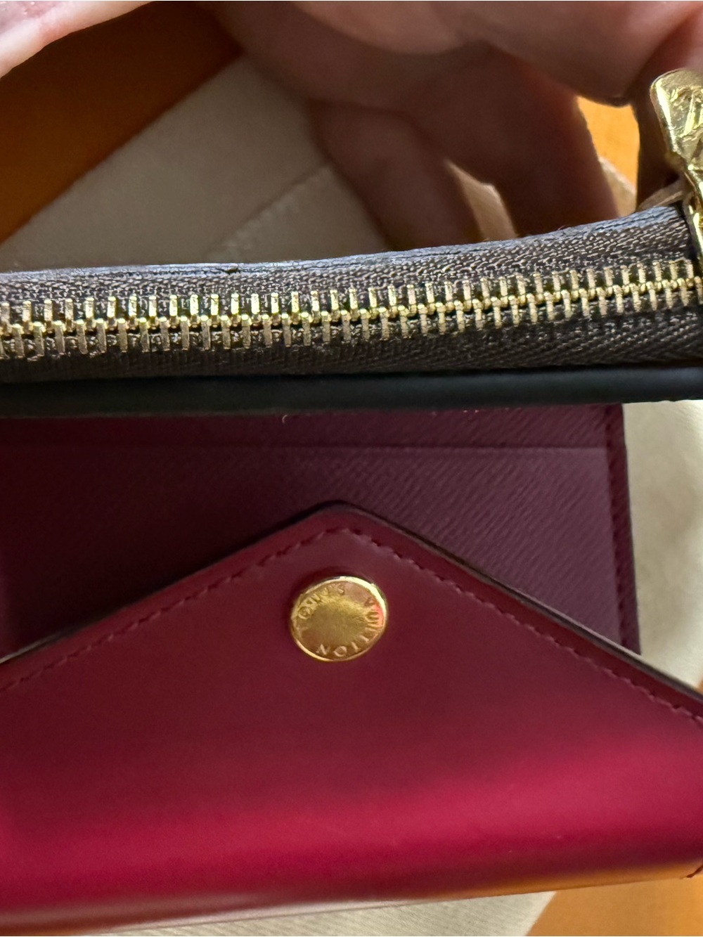 Louis Vuitton Monogram Victorine Wallet Cerise, Cherry 🍒 - Picture 10 of 14
